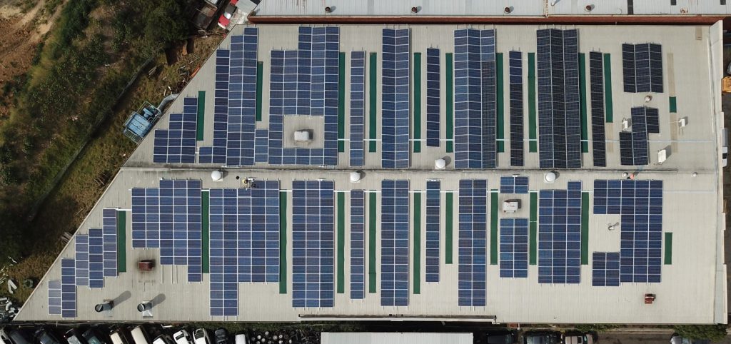 200kW solar on factory